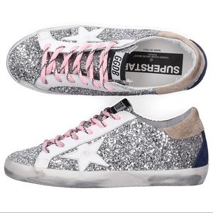 Sneakers Superstar Silver Glitter Avola White Star